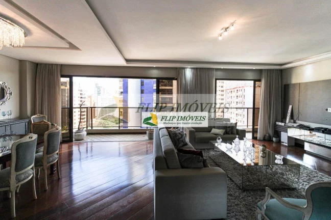 Imagem Lindo apartamento para venda com 235 m² com 4 quartos, 3 garagens no miolo Cambuí - Campinas - SP