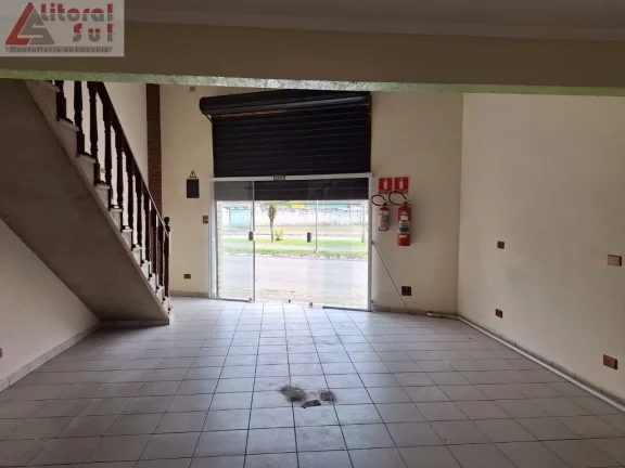 Imagem Galpão Comercial para Venda ou Locação em Praia Grande-SP, Bairro Caiçara: 1 Sala, 1 Banheiro, 64m² de Área.