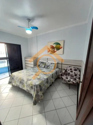 Imagem Apartamento espaçoso e moderno no Canto do Forte, Praia Grande-SP: 2 quartos, 1 suíte, 2 salas, 3 banheiros, 1 vaga, 84m²