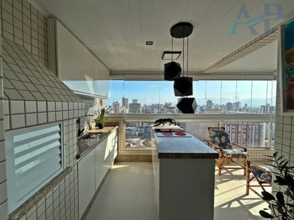 Imagem Apartamento em Praia Grande com 2 Dormitórios Vista Mar no Boqueirão