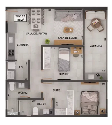 Foto do imóvel: Apartamento à venda, 68 m² por R$ 990.682, 92 - Jardim Oceania - João Pessoa/PB em Não informado