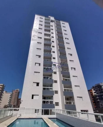 Imagem Apartamento com 2 dormitórios à venda, 60 m² por R$ 490.000 - Tupi - Praia Grande/SP