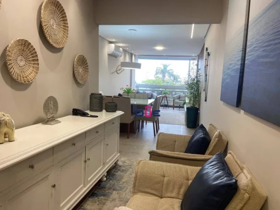 Imagem Apartamento com 2 dormitórios, 1 suíte e dependência completa, com vista mar, na Aparecida