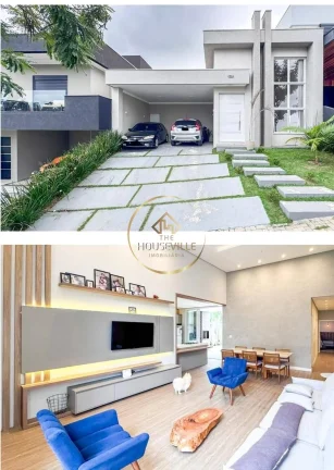 Imagem Casa 3 dormitórios ( 1 suíte), 4 vagas, Condomínio Vivva, Jacareí.