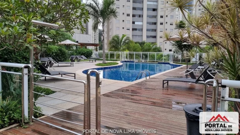 Imagem Apartamento de 3 Quartos a venda no Vila da Serra, andar alto, com Vista Definitivada. Lazer completo, Sinta se num Resort