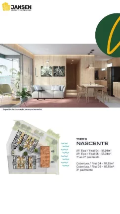 Imagem APARTAMENTOS COM 02 QUARTOS E COBERTURA DUPLEX, A BEIRA MAR DO BESSA.