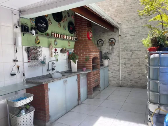 Imagem Casa Sobrado 3 Dormitórios Quintal Churrasqueira Próximo Bosque Maia À Venda, 205 m² por R$ 830.000 - Jardim Santa Cecília - Guarulhos/SP - SO5261
