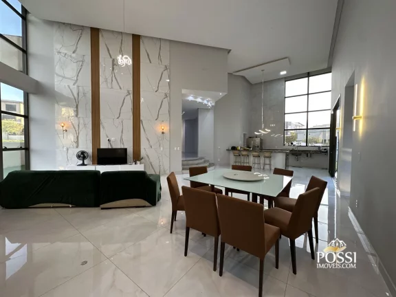 Imagem Casa Linear com 4 Suítes e Amplo Quintal no Condomínio Riviera Park