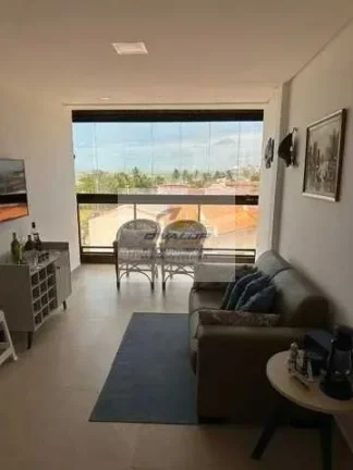Imagem Vendo Apartamento com vista para o mar, 53 m², 2 quartos s/ 1 suíte, sala p/ ambientes e 1 vaga