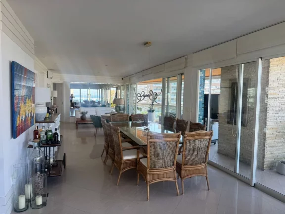 Imagem Luxuosa cobertura pé na areia à venda na Riviera de São Lourenço Módulo 07: 4 quartos, 4 suítes, 3 salas, 4 vagas de garagem, 400,03 m².