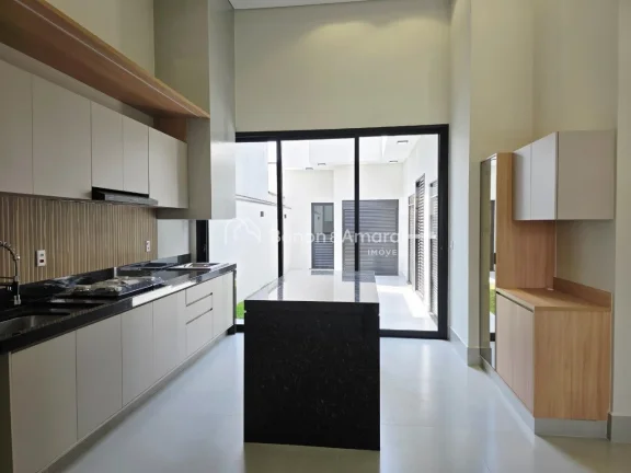 Imagem Excelente casa térrea nova e com excelente acabamento no Condomínio Residencial Lírios, Paulínia...