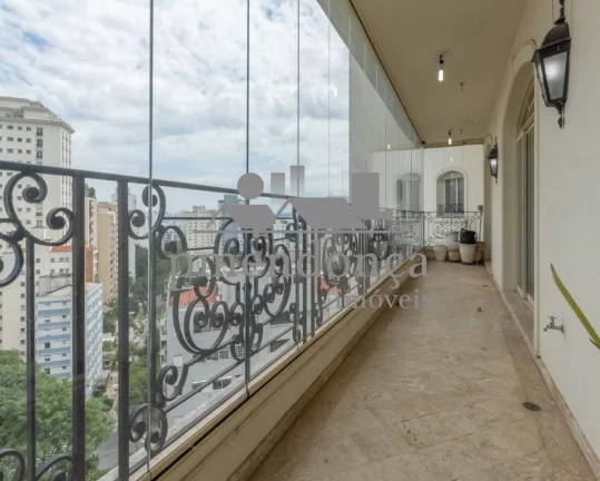 Imagem Higienópolis, belíssimo apartamento, andar alto, 443m².,Um por andar, 4 suites, 5 vagas, lazer, se