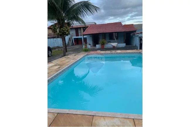 Imagem Ótima casa com 600m2 de terreno, Piscina, três quartos, sendo duas suítes no Jardim Atlântico Oeste, Itaipuaçu, Maricá