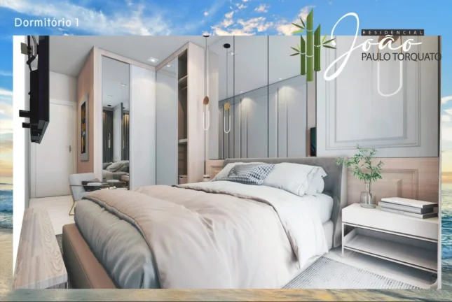 Imagem Casa em Condomínio à Venda na Quietude, Praia Grande-SP: 2 Quartos, 1 Sala, 1 Banheiro, 62,20 m² de Área