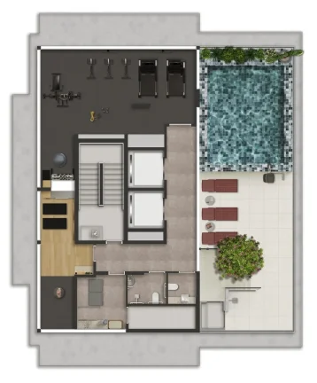 Imagem Apartamento Jardim Paulista - 34M², 1 Dorm