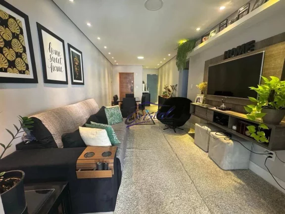 Imagem Apartamento com 3 dormitórios à venda, 105 m² por R$ 750.000 - Tupi - Praia Grande/SP