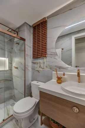 Imagem Apartamento decorado com duas suítes a venda na Praia do Flamengo em Salvador