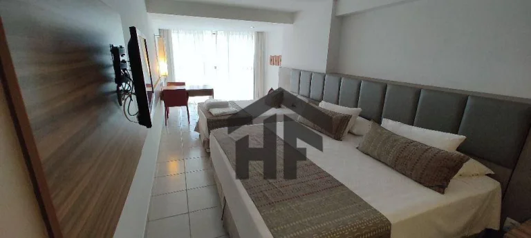 Imagem Flat com 1 Quarto na Beira Mar do Pina, Recife