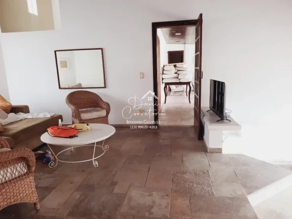 Imagem Casa de luxo em condomínio à venda no Jardim Acapulco, Guarujá-SP: 6 quartos, 2 suítes, 2 salas, 4 banheiros, 4 vagas, 480m²!