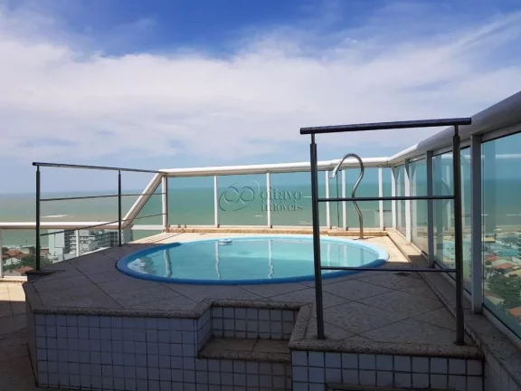 Imagem Cobertura com linda vista para praia no bairro da Glória, em condomínio fechado, com piscina privativa.
