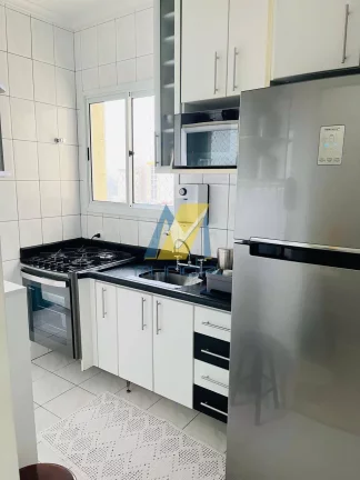 Imagem Sala 02 ambientes com teto rebaixado, cozinha e área de serviço separadas com planejados,02 dormit...
