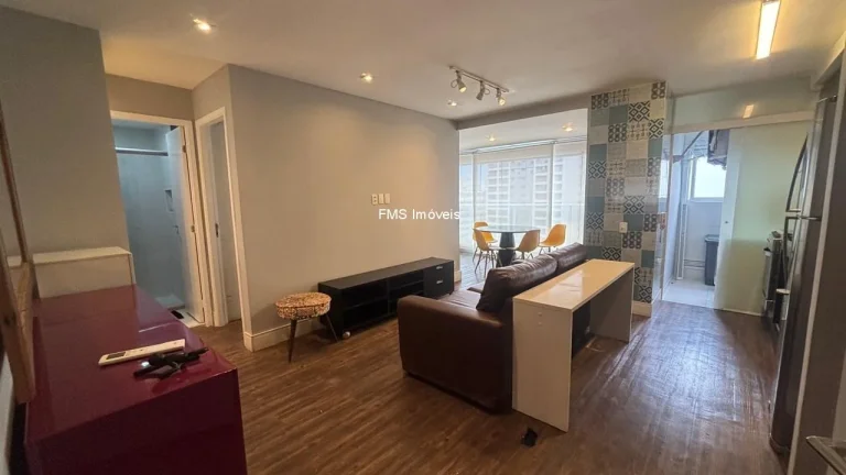 Imagem Apartamento para locação na Consolação, São Paulo-SP: 1 quarto, 1 sala, 1 banheiro, 1 vaga de garagem, 50m² de área!