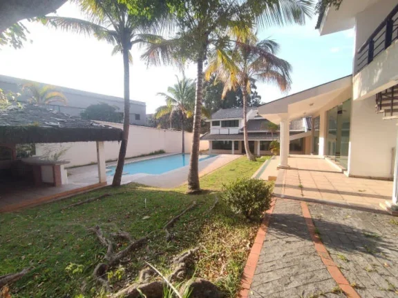 Imagem Casa Sobrado, 7 dormitórios ( 4 suítes), piscina,12 vagas, Tamboré - Barueri/SP.