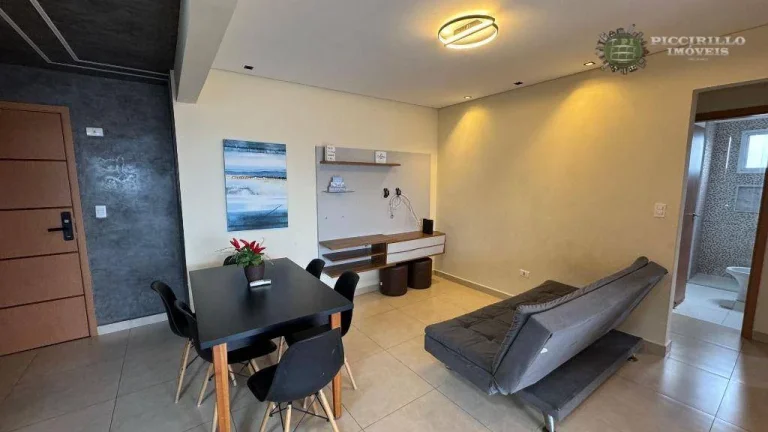 Imagem Apartamento com 2 dormitórios à venda, por R$ 630.000 - Maracanã - Praia Grande/SP