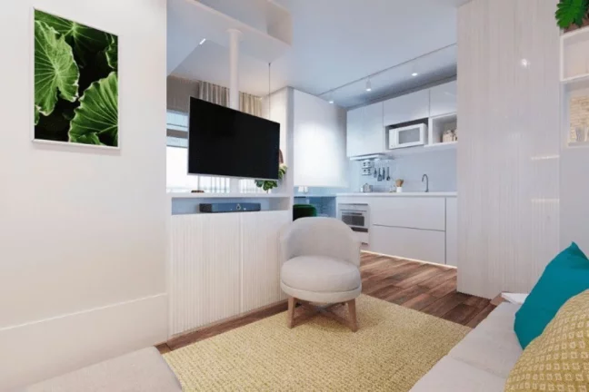 Imagem Apartamento à venda no Centro de Diadema-SP: 2 quartos, 1 banheiro, 1 vaga de garagem, 43m² na Residencial Felicità.