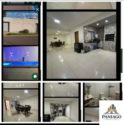 Imagem Casa co Piscina a Venda no Bairro Paiaguás em Várzea Grande