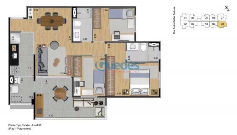 Imagem Apartamento 03 Dorm. em Vila Guilherme - São Paulo