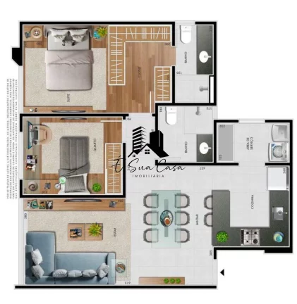 Imagem Apartamento à venda 2 quartos Castelo - Belo Horizonte/MG