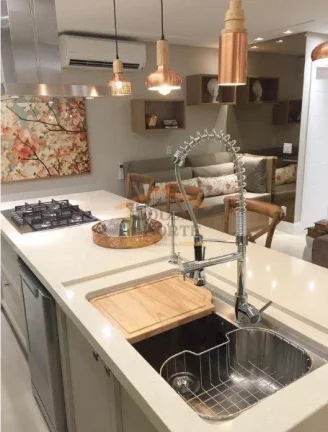 Imagem Apartamento 1 dormitório, sendo suite, sala ampliada, varanda gourmet com churrasqueira automatizad...