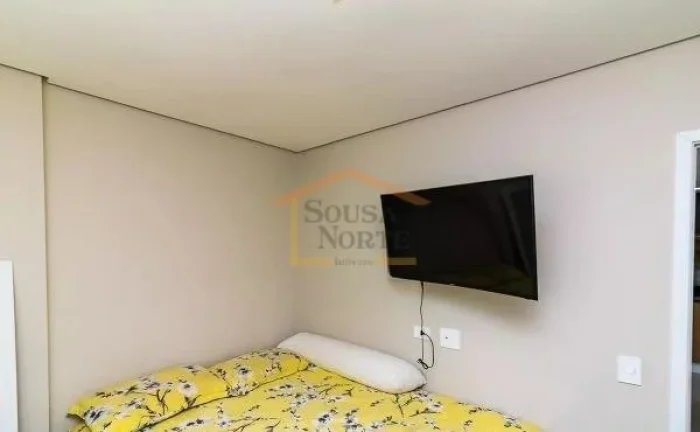 Imagem Apartamento 2 dormitórios, sendo 1 suíte, sala 2 ambientes, piso laminado de madeira na sala e dor...