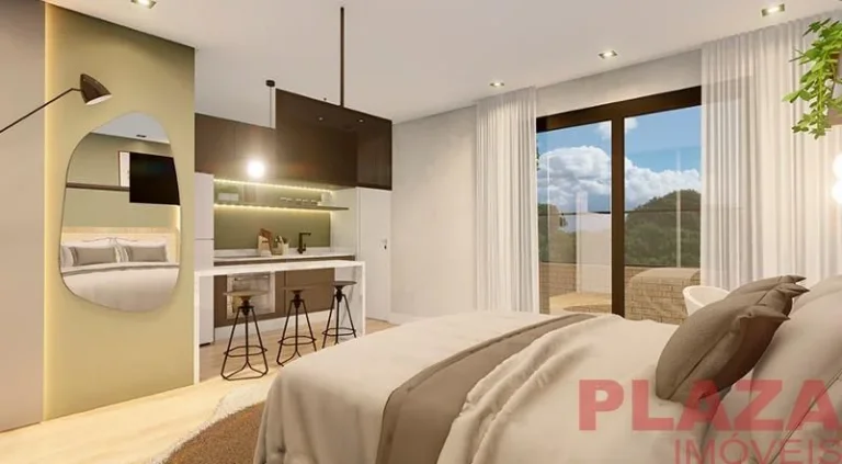 Imagem Studio com Terraço e Vista para a Natureza – Cedros, Camboriú