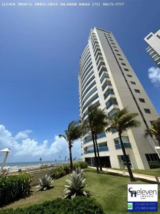 APARTAMENTO NO HEMISPHERE 360° PITUAÇU - 4 SUÍTES COM 200M2, NA MELHOR TORRE, VISTA MAR, FRONTAL,PORTEIRA FECHADA,