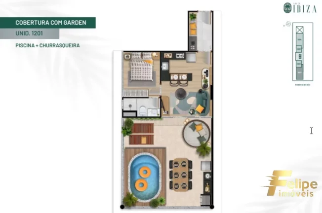 Imagem APARTAMENTO STUDIO NA PRAIA DE ITAPARICA / VILA VELHA - ES