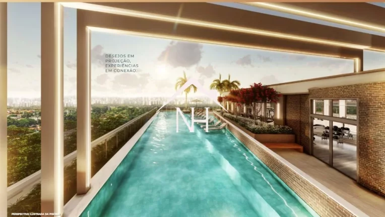 Imagem Apartamento de 80m no Brooklin com 2 suítes,terraço gourmet,1 vaga,piscinas,playground,salão de festas,coworking,fitness,mini quadra,pet place,market