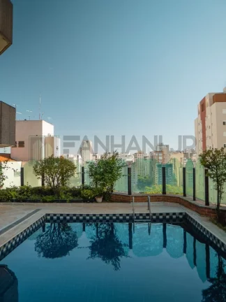 Imagem Vendo linda cobertura duplex localizada em ponto estratégico dos jardins, em prédio com tijolo a vista!!! Com 7 garagens, depósito no subsolo do edif