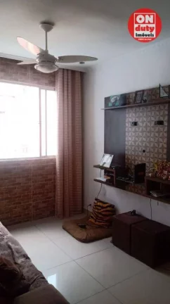 Imagem Apartamento com 2 dormitórios à venda, 64 m² por R$ 220.000,00 - Saboó - Santos/SP