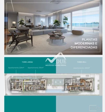 Imagem Apartamento com 4 dormitórios à venda, 315 m² por R$ 3.900.000,00 - Pompéia - Santos/SP