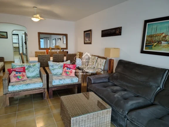 Imagem Imóvel de luxo à venda: Apartamento de 3 quartos em Pitangueiras, Guarujá-SP - 171m², 2 vagas de garagem
