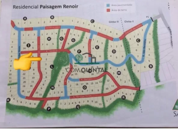 Terreno à Venda, 2.820 m² em Paisagem Renoir - Cotia