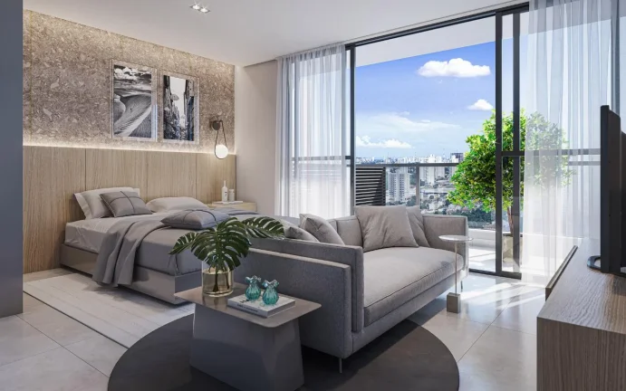 Imagem JC Life Residence - Studios e Apartamentos de 1 e 2 Quartos no Jardim Camburi, Vitória/ES