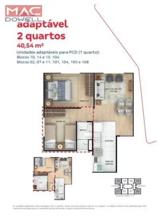 Imagem Reserva Carioca - Apartamento 2 Quartos - Inhoaíba / RJ