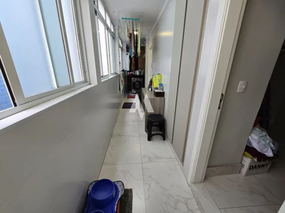 Imagem Apartamento à venda com 3 dormitórios, suíte máster exclusiva e vista livre no Gonzaga em Santos/SP