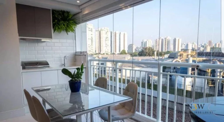 Imagem Apartamento à venda na Vila Leopoldina São Paulo SP com 2 quartos, 1 suíte, varanda gourmet, ar-condicionado e 1 vaga