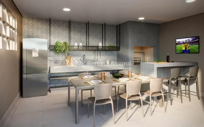 Imagem Apartamento térreo à venda no bairro Fazenda Santa Cândida, Campinas/SP, 

Apartamento recém ent...