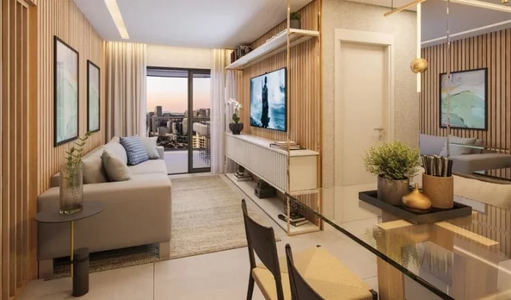 Imagem Apartamento Studio com 32,5 m² à venda (com vaga de moto) no Brooklin Paulista