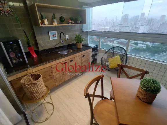 Imagem Lindo apartamento PORTEIRA FECHADA com 2 dormitórios sendo 1 suíte localizado no Campo Grande em Santos (SP) por R$.1.150.000,00 PORTEIRA FECHADA